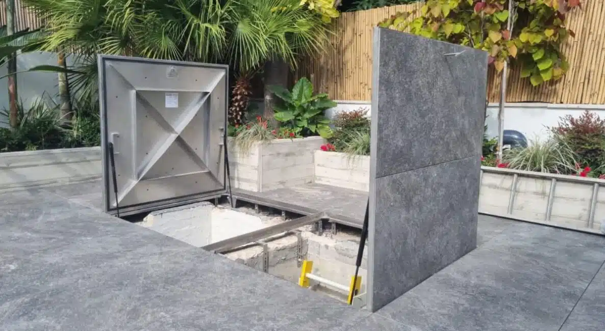 מכסה לחיפוי חדר מכונות