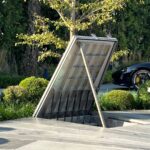 מכסים גדולים לקווי ריצוף ללא קנטים עם מפתח סמוי בצורת טרפז