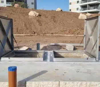 מכסה לחדר משאבות / בור שאיבה