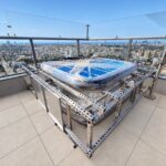 מערכת לריצוף היקף ג'קוזי\בריכת שחיה
